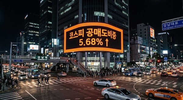 코스피 3%대 급락, 공매도 비중 5.68%로 확대 - 뉴스 썸네일 이미지