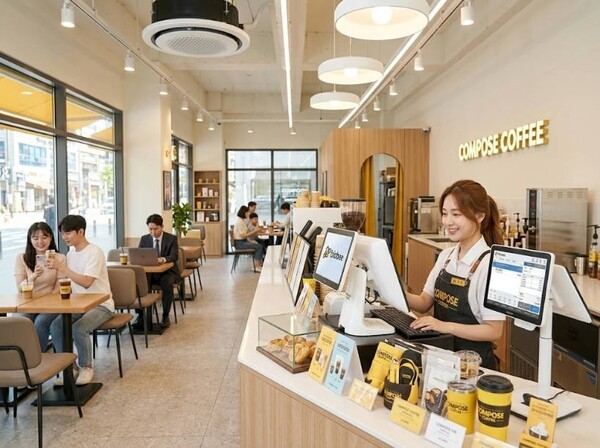컴포즈커피, 비즈비와 손잡고 'AI ERP' 착수...3200개 매장이 하나의 시... - 뉴스 썸네일 이미지