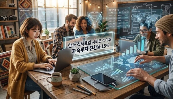 스타트업 시리즈C 이후 후속투자 전환율 18% 불과 - 뉴스 썸네일 이미지